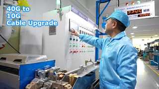 MPO/PC 12 Core OM4 Fiber Patch Cord MPO Cable de tronc en fibre optique