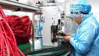 Cordon de brassage fibre MPO/PC 12 cœurs OM4 MPO