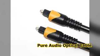 Connecteurs dorés pour câble optique Toslink