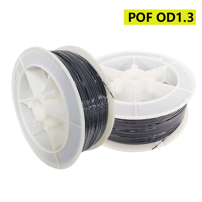 Type coaxial de câble optique de fibre de POF OD1.3 Om1 Om2 PMMA grand prix usine d'ouverture de transport de signal/de Docrating