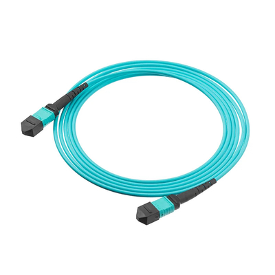 50/125 MTP MPO Cordon à fibre optique OM3/OM4 8/12/24F G657A1 12C 24C Pour les télécommunications