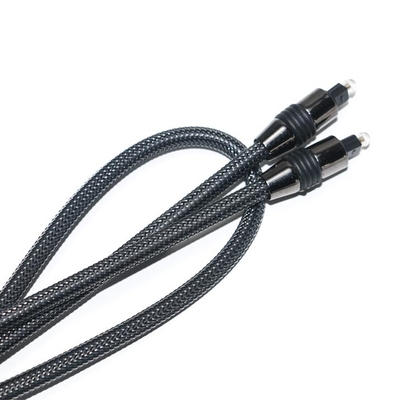 acheter Sortie d'usine tout nouveau câble numérique Audio Toslink en Nylon tressé OD4.0 connecteur plaqué or en métal online manufacture