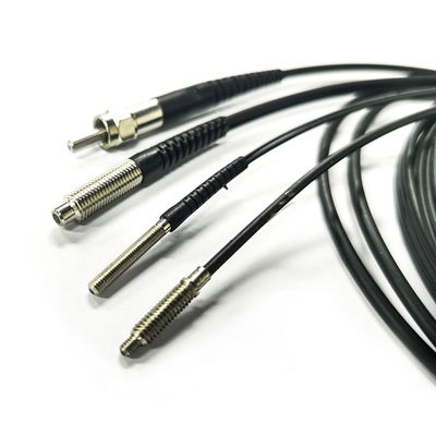 Qualité  Diffuse Reflection Optical Fiber Sensor M3/M4/M5 Series Connector Antenna 0.8mm 1m Usine