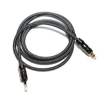 acheter Le câble audio optique TOSLINK tressé par Digital a plaqué le métal 4K Connecotr pour la barre de son de théâtre online manufacture