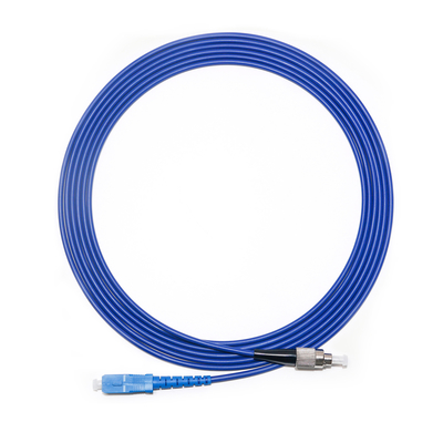 acheter Corde de correction optique bleue SC-FC 1/1 de fibre de la sortie d'usine 1310/1550nm pour l'équipement de test de LAN WLAN online manufacture