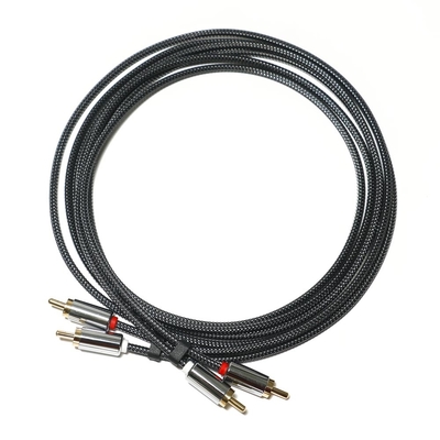 acheter RCA Audio numérique de qualité supérieure SPDIF 3.5mm tricoté en alliage d'aluminium en Nylon mâle à mâle pour VCD DVD TV barre de son online manufacture