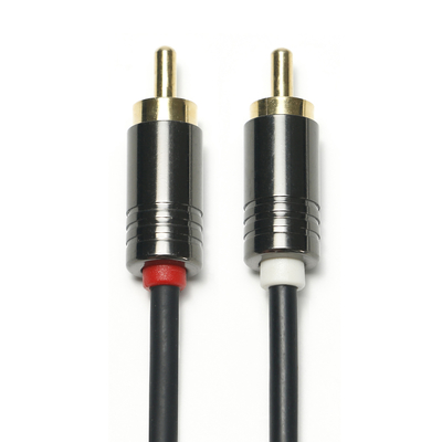 acheter Câble Audio numérique RCA 3.5MM coque en alliage d'aluminium noir plaqué PVC qualité pour barre de son 0.5M connecteur pour Mini barre de son online manufacture