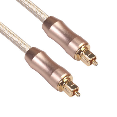 acheter La corde audio optique de Knited de prise d'or de câble de TOSLINK a givré le théâtre à la maison du CD de Shell 1.2M For/DVD Soundbar online manufacture