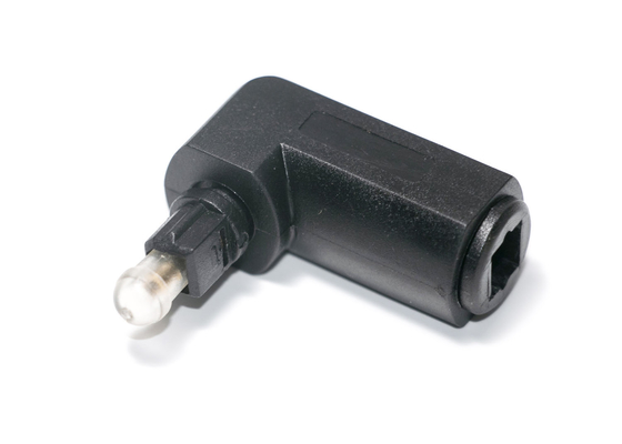 acheter Accessoires de fibre optique de TV DVD mâle de 90 degrés au connecteur femelle online manufacture