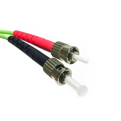 La correction duplex à plusieurs modes de fonctionnement de fibre de St LE millimètre OM2 50/125 3.0mm de câble à fibres optiques attachent ST-LC UPC, 1M/2M/3M/5M/10M