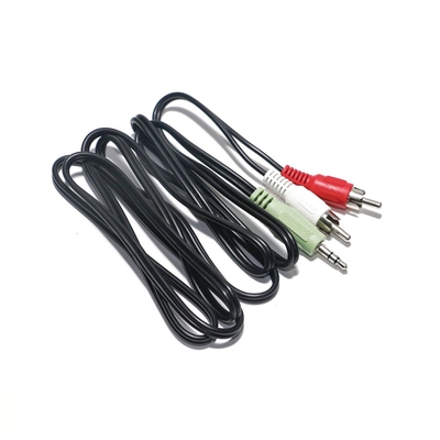 Câble Audio numérique optique RCA 2/1 connecteur Lotus double son 2M 3M 5M pour lecteur DVD PC CD