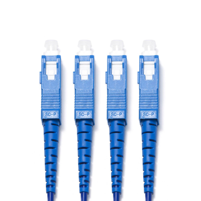 Cordon de brassage à fibres optiques FC SC multi-cœur 4-4 pour caméra de surveillance câblage intérieur de salle informatique 3M 5M 8M
