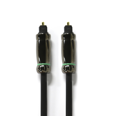 Câble audio optique TOSLINK résistant à la corrosion Câble noir OD6.0mm pour DVD Blu-Rays