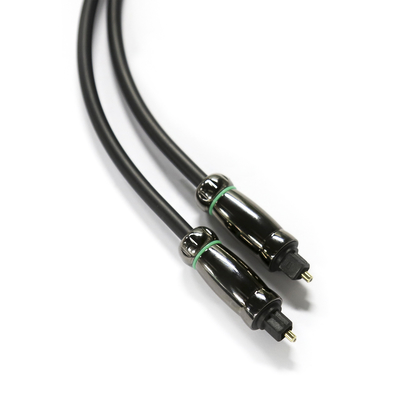 Câble audio optique TOSLINK résistant à la corrosion Câble noir OD6.0mm pour DVD Blu-Rays