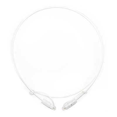 Sortie d'usine câble Audio optique numérique blanc Toslink SPDIF Ultra-mince pour la maison barre de son Mini CD