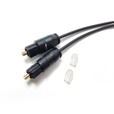 Prix ​​usine SPDIF Toslink câble Audio optique OD4.0 Ultra mince pour barre de son à la maison/Mini CD 1.5M 2M