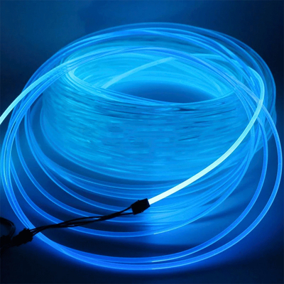 Fibre optique en plastique du noyau 0.25mm-10mm du câble d'interface PMMA de fibre de FTTH transparente pour la date/signal de transmission