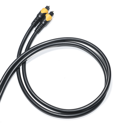 Câble numérique Toslink jaune et noir OD4.0 LSZH plaqué or PVC pour barre de son CD Home Player