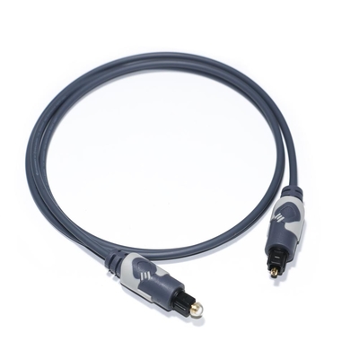 Câble audio numérique Toslink OD4.0 câble à Fiber optique plaqué ABS connecteur rond son HiFi pour barre de son CD Home cinéma