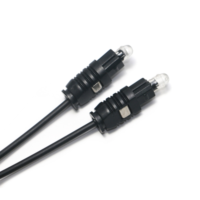 Câble optique Toslink OD2.2 câble de sortie Spdif Ultra mince noir pour barre de son Mini lecteur CD