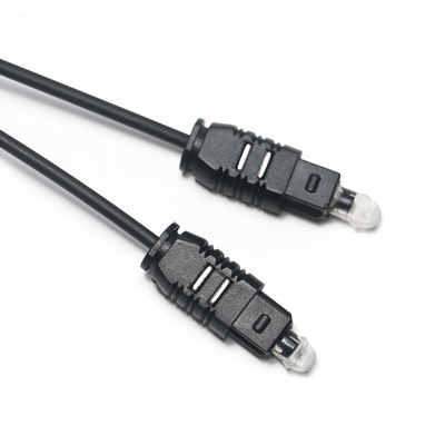Câble optique Toslink OD2.2 câble de sortie Spdif Ultra mince noir pour barre de son Mini lecteur CD
