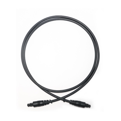 Tout nouveau Hifi Sound Toslink câble Audio numérique optique S/PDIF plaqué or connecteur noir PVC 1.5M 2.4M 3M