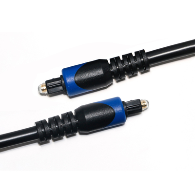 Câble numérique Audio optique TOSLINK OD6.0 connecteur ABS Port plaqué or pour lecteur CD barre de son Home cinéma 1M