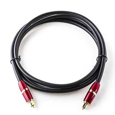 Toslink Câble Optique Numérique PVC Plaqué Or Spdif Connecteur pour Soundbar TV Player 3 Couleur 1M