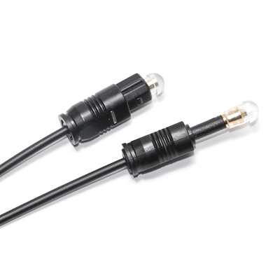 Câble audio optique numérique de sortie d'usine - SPDIF optique numérique Toslink - Mâle ultra-mince-Plus mâle pour mini lecteur