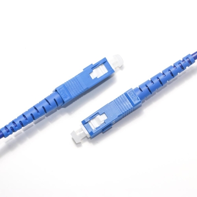 Cordon de chemin de Fiber optique de sortie d'usine noyau OD2.0 SC de modèle unique prise 2/2 pour équipement de test de caméra Minitor