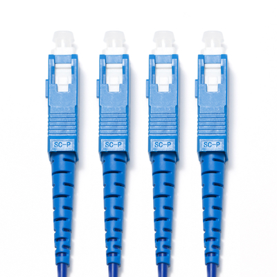 Cordon de chemin de Fiber optique de sortie d'usine noyau OD2.0 SC de modèle unique prise 2/2 pour équipement de test de caméra Minitor