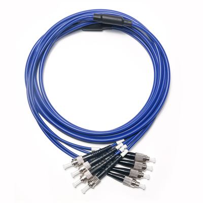 Cordon de raccordement à fibres optiques FC-ST OM3 4Mode 4Core Wire OD 2.0/3.0mm pour connecteur d'ordinateur d'intérieur de caméra de surveillance