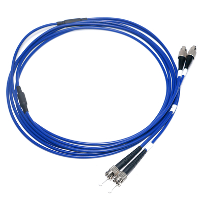 Cordon de raccordement à fibre optique monomode ST 2/2 de sortie d'usine pour la communication d'ordinateur minitor WLAN LAN