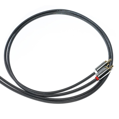 RCA Audio numérique de qualité supérieure SPDIF 3.5mm tricoté en alliage d'aluminium en Nylon mâle à mâle pour VCD DVD TV barre de son