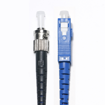 Cordon de raccordement à fibre optique double mode double cœur ST FC pour réseau de connexion LAN WLAN