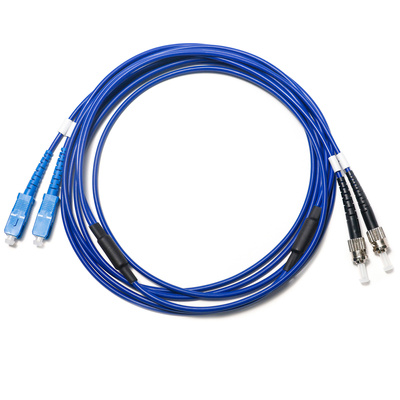 Cordon de raccordement à fibres optiques double Mode SC FC fil bleu OM3 2/2 2.0/3.0mm pour caméra de Surveillance utiliser 3M 5M 8M 10M