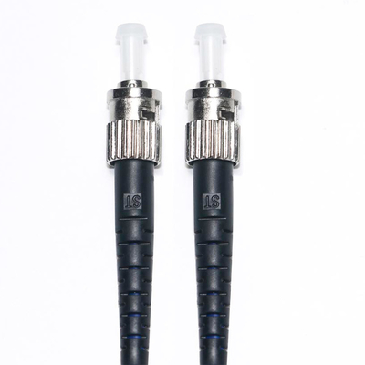 Cordon de raccordement à fibre optique ST Dual-Core Dual-Mode 1/1 pour réseau de connexion LAN WLAN