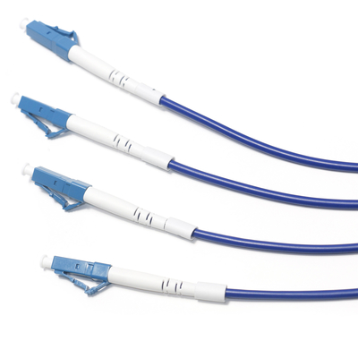 SC LC OM4/OM5 4/4 SC LC du mode Muti-Core de corde de correction de fibre pour le LAN WLAN de Survailiance