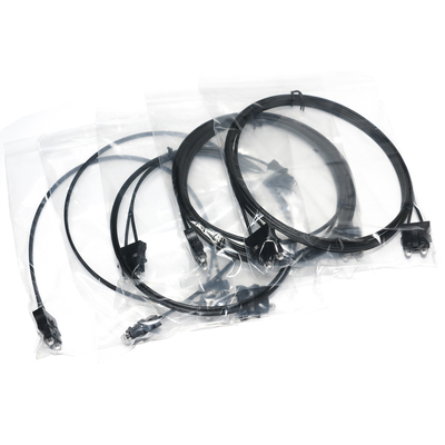 câble mince en plastique du câble OD2.2 de fibre optique de 180dB/Km pour l'essai d'équipement, système servo de connecteur de machine