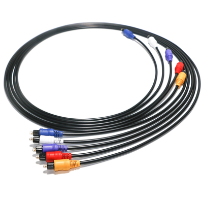 Connecteur en plastique de couleur du câble audio numérique optique de câble de RCA 1.5m - 5m pour le lecteur de CD de DVD
