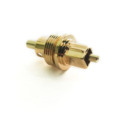 Câble Audio optique numérique Toslink OD5.0 câble d'interface carré en alliage d'aluminium plaqué pour subwoofer 1.2M