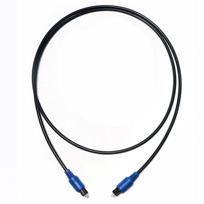 Prix ​​​​usine tout nouveau câble à fibre optique numérique Toslink corde en PVC plaqué bleu Shell HiFi Sound pour Home Cinéma