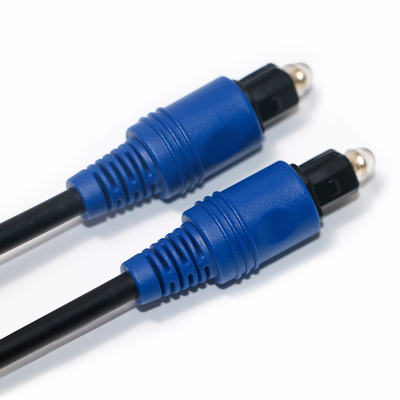 Prix ​​​​usine tout nouveau câble à fibre optique numérique Toslink corde en PVC plaqué bleu Shell HiFi Sound pour Home Cinéma