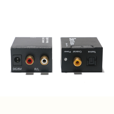 Fibre optique numérique de sortie d'usine au convertisseur audio analogique 3.5mm Toslink/SPDIF DTA10