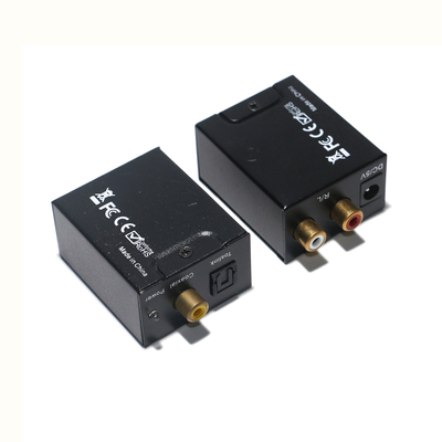 Fibre optique numérique de sortie d'usine au convertisseur audio analogique 3.5mm Toslink/SPDIF DTA10