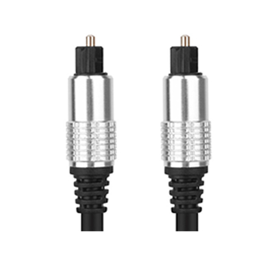 Prix ​​​​usine Brand New Toslink Fiber Optical Cable Gold Port Plaqué White Alumium Shell Pour Home Theatra 1.2M
