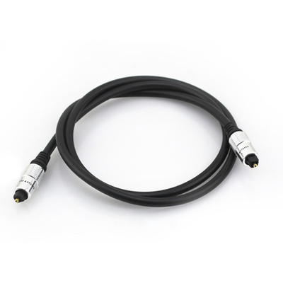 Prix ​​​​usine Brand New Toslink Fiber Optical Cable Gold Port Plaqué White Alumium Shell Pour Home Theatra 1.2M