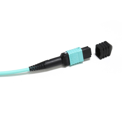 Connecteur hybride bleu du câble FC/MPO 8/1 12C de tronc de MTP/MPO pour l'essai d'équipement