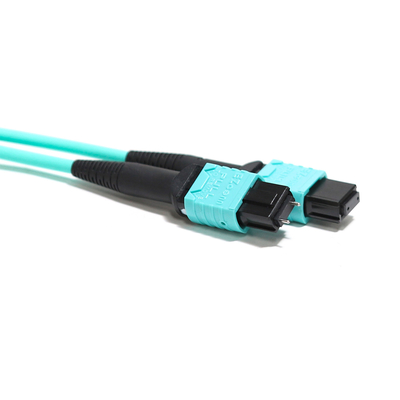 Corde de correction optique MTP/MPO de sortie d'usine bleu OM3 Duplex GR-1435-Core pour réseau WLAN