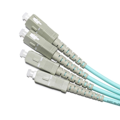 [Sortie d'usine] Cordon de raccordement à fibre optique SC/SC OM3 Mode multiple 2/2 OD 2.0/3.0mm Gigabit 10G pour réseau WLAN